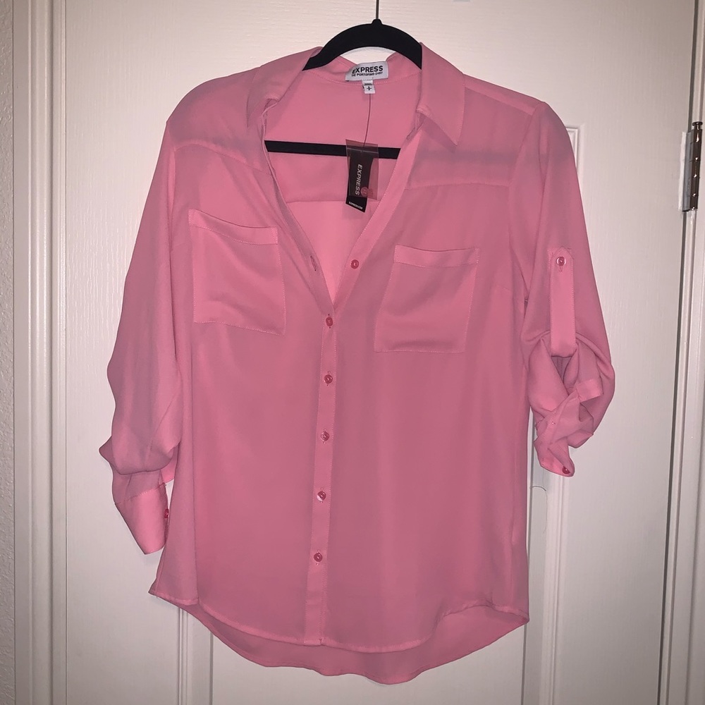 Pink Express Blouse Small